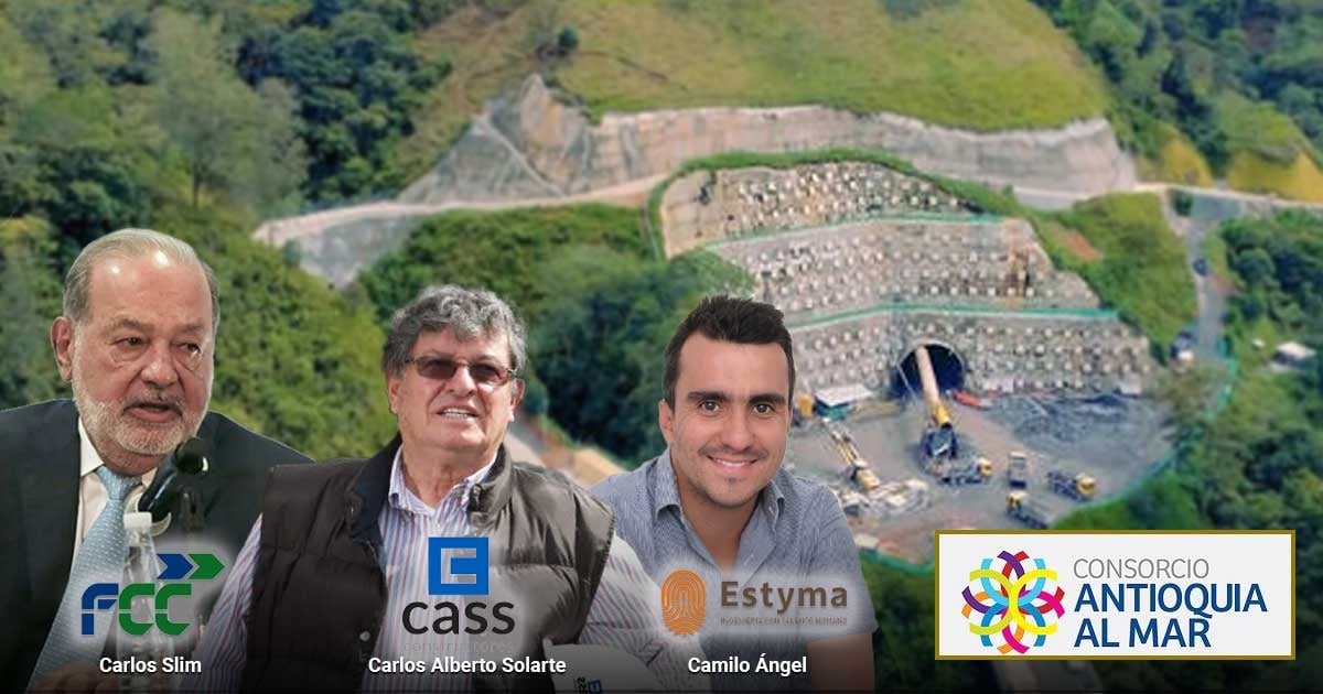 Por qué Carlos Slim y 2 colombianos recibirían 'la vaca' por las vías 4G de Antioquia y el Túnel del Toyo