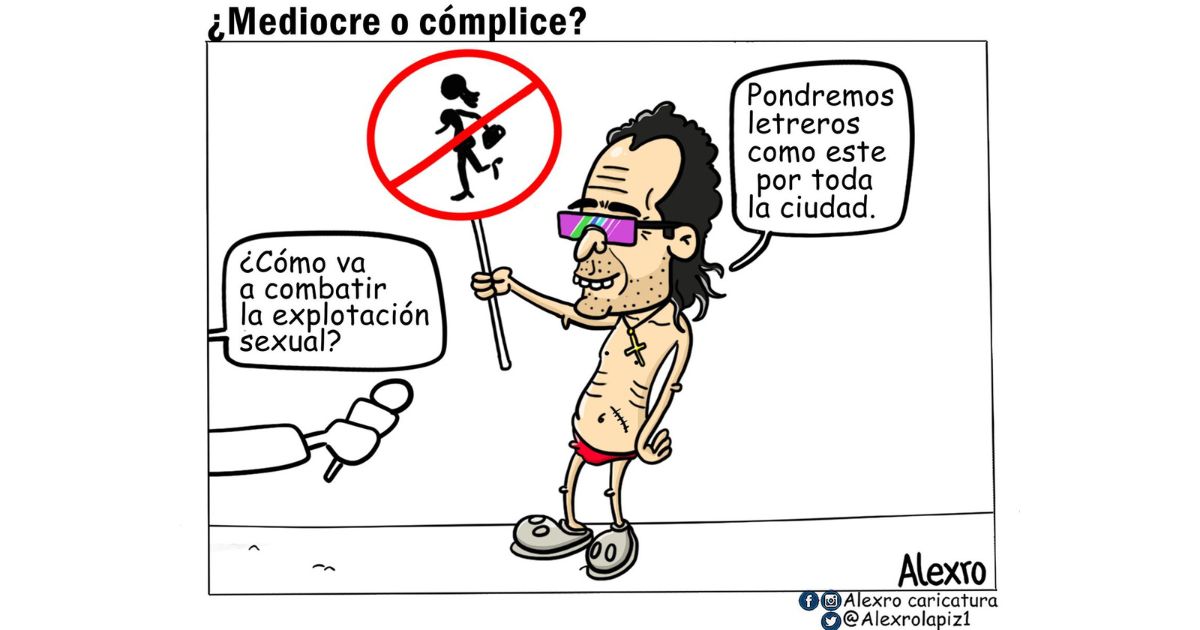 Caricatura: ¿Mediocre o cómplice?