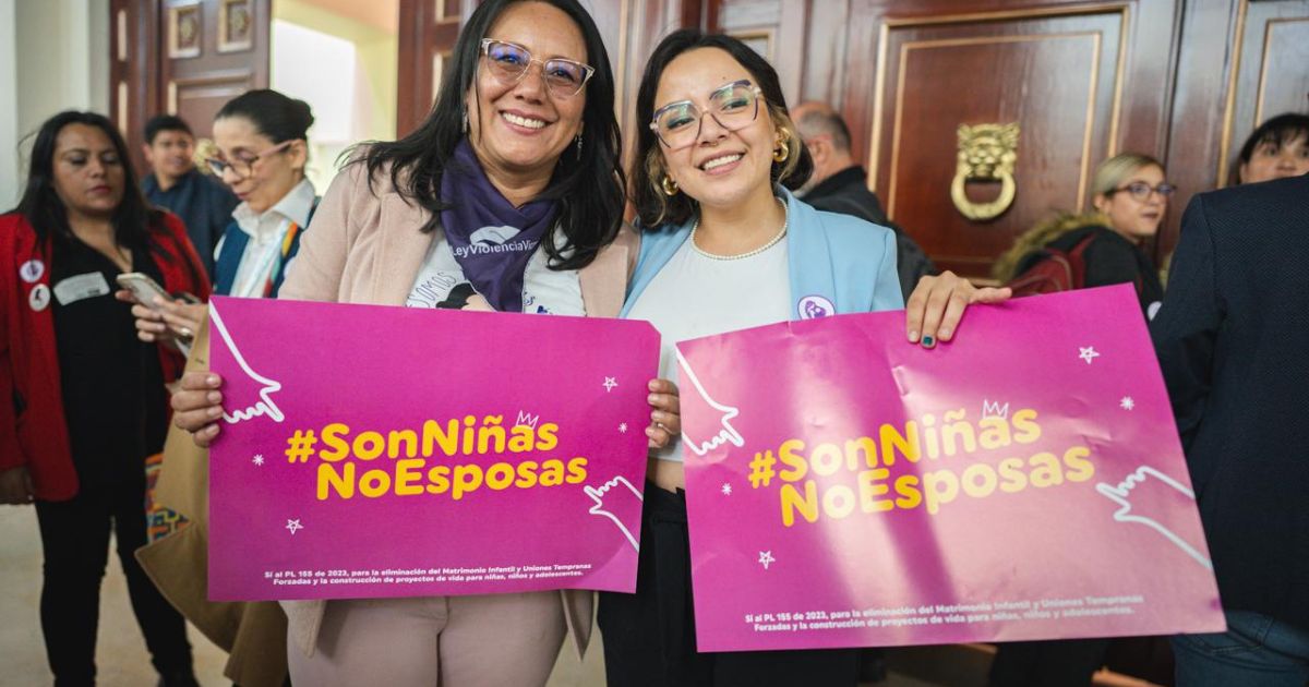 Eliminación de Matrimonio Infantil y reconocimiento de Violencia Vicaria avanzan en el Congreso