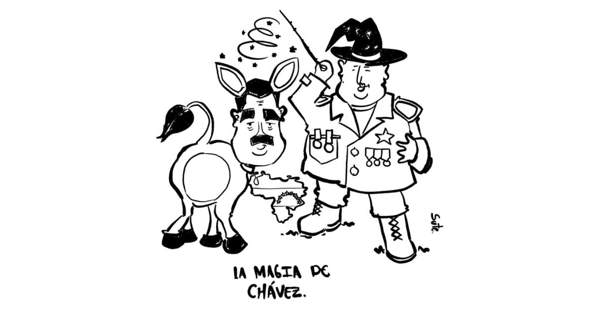 Caricatura: La magia de Chávez