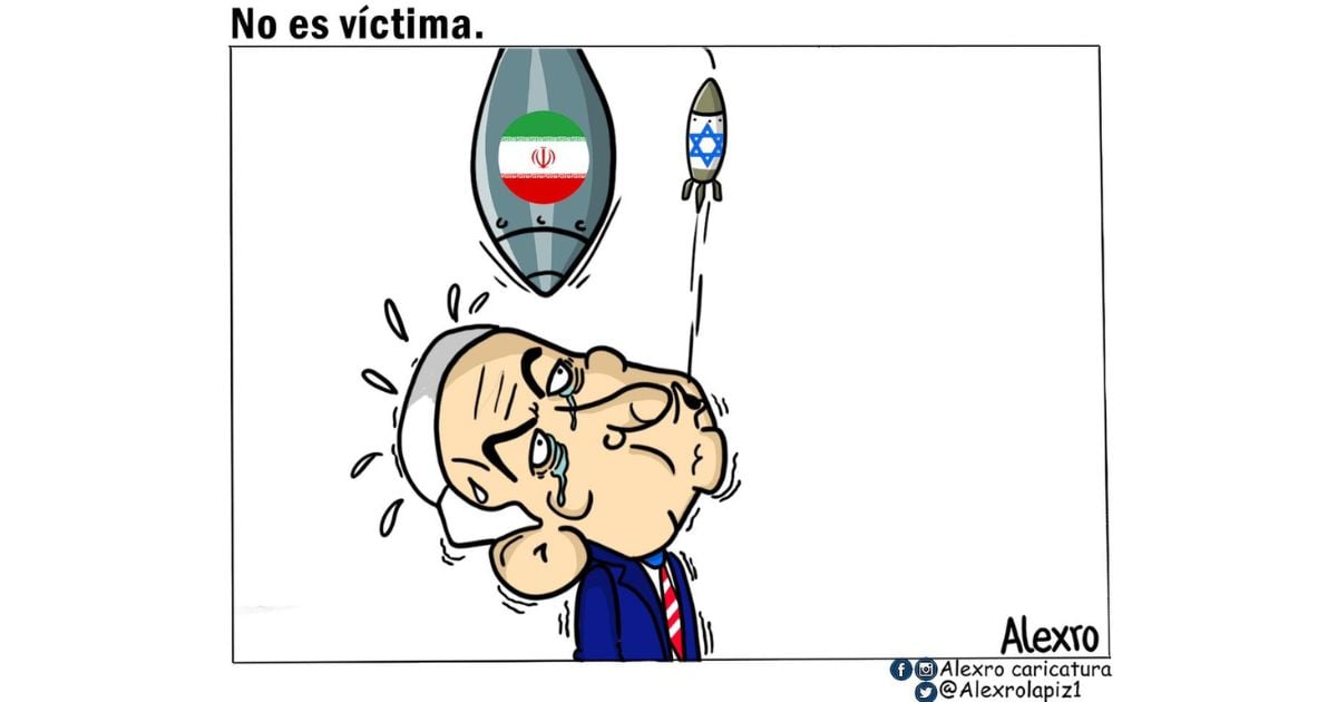 Caricatura: No es víctima
