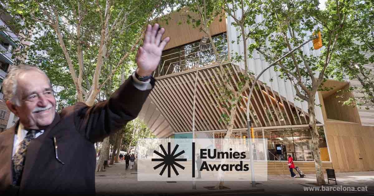 Gabo gana por punta y punta: la biblioteca en Barcelona construida en su honor fue premiada por su diseño