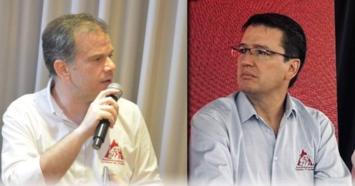 El amigo que le habla al oído a Germán Bahamón en la Federación de Cafeteros