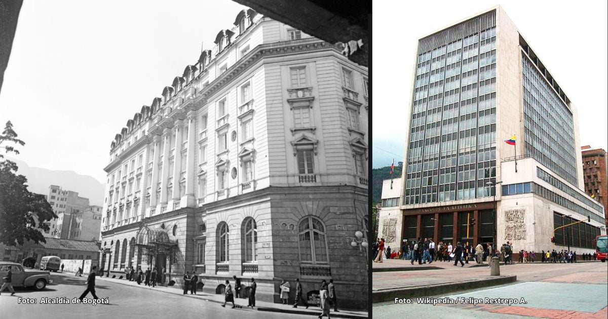 Este fue el emblemático edificio bogotano que tumbaron para construir el Banco de la República