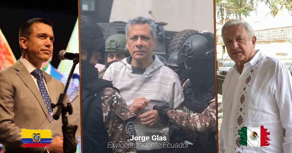 Quiénes son los 7 políticos ecuatorianos que sí lograron asilo en México