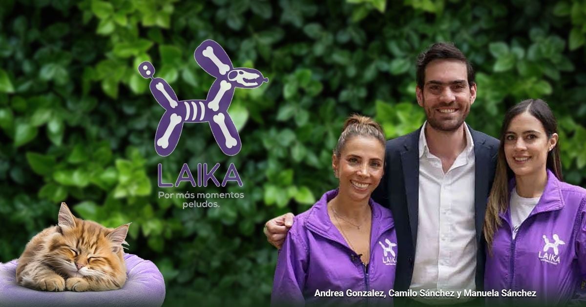 Ellos están detrás de Laika, la aplicación para mascotas que vende al año medio billón de pesos