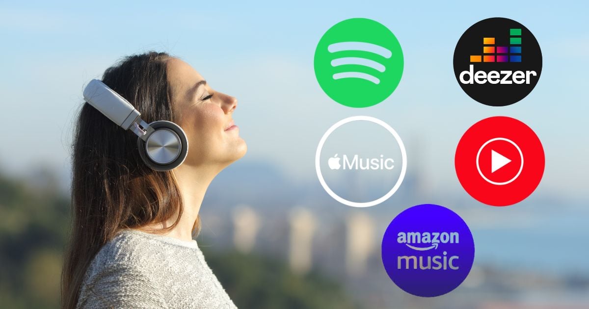 Cuál es la mejor plataforma de música si la paga sólo ¿Spotify, Deezer, Apple, YouTube o Amazon?