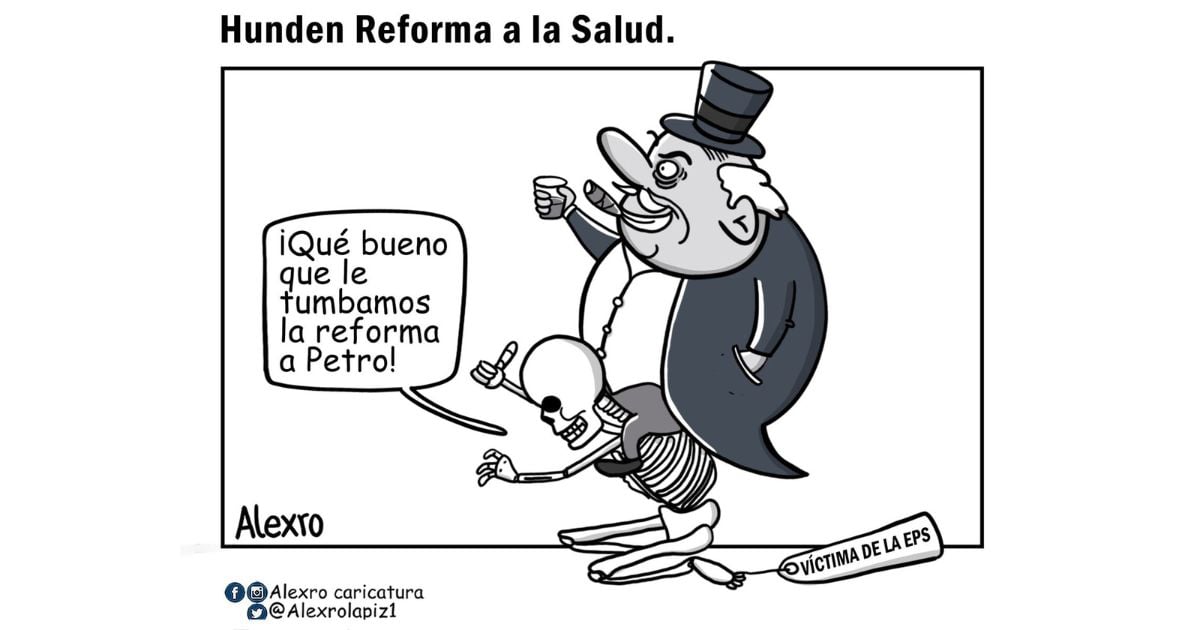 Caricatura: Hunden reforma a la salud