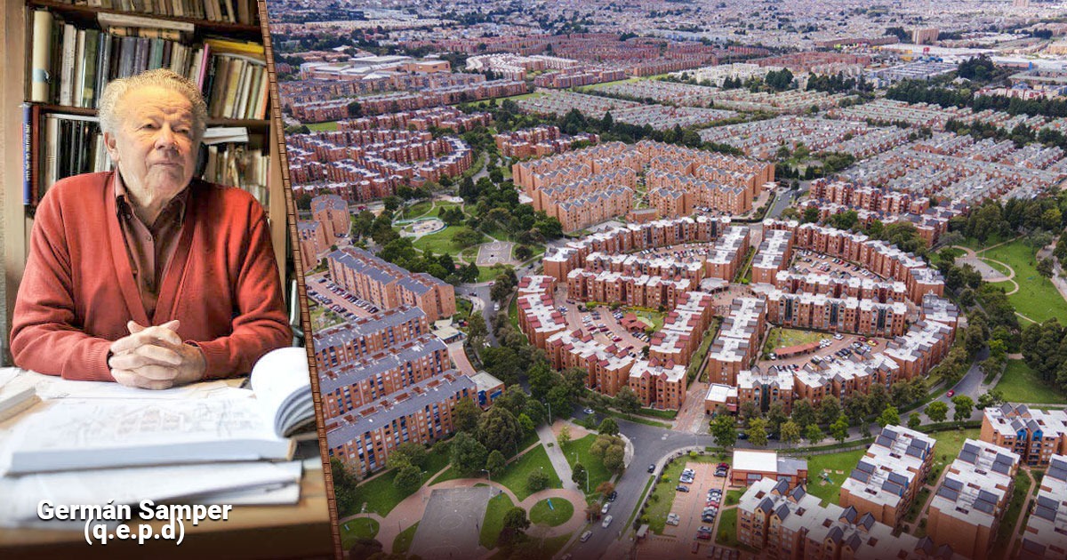 Germán Samper, el hombre que diseñó Ciudadela Colsubsidio cuando Bogotá terminaba en Villas de Granada