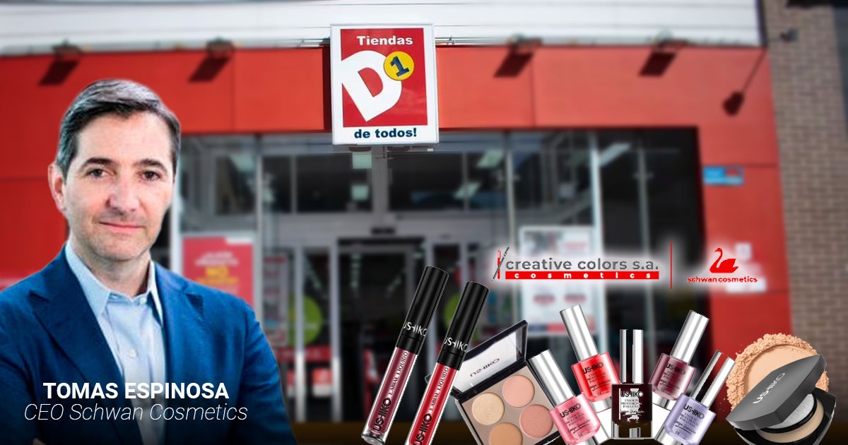 La empresa colombo-alemana Creative Colors que fabrica el maquillaje bueno y barato que vende D1