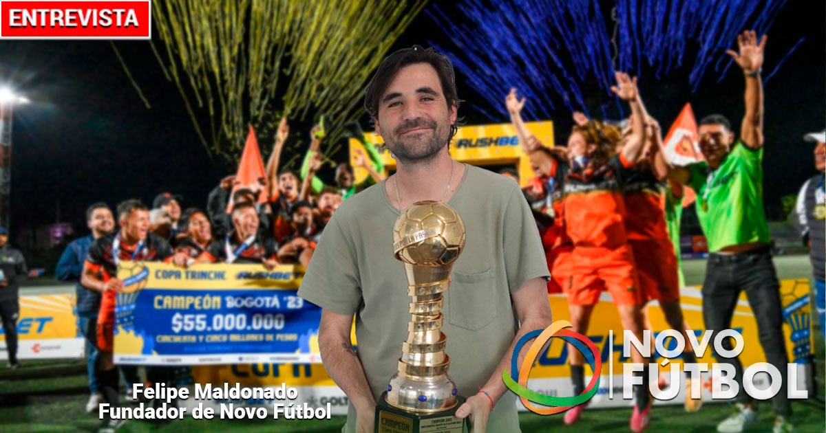 Él es el hombre que con la empresa Novo Fútbol hace grande el fútbol aficionado en Colombia