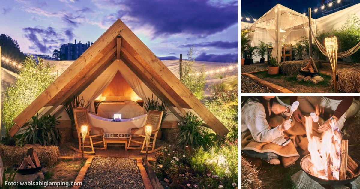 Este es el único glamping dentro de Bogotá; se sentirá en la naturaleza sin salir de la ciudad