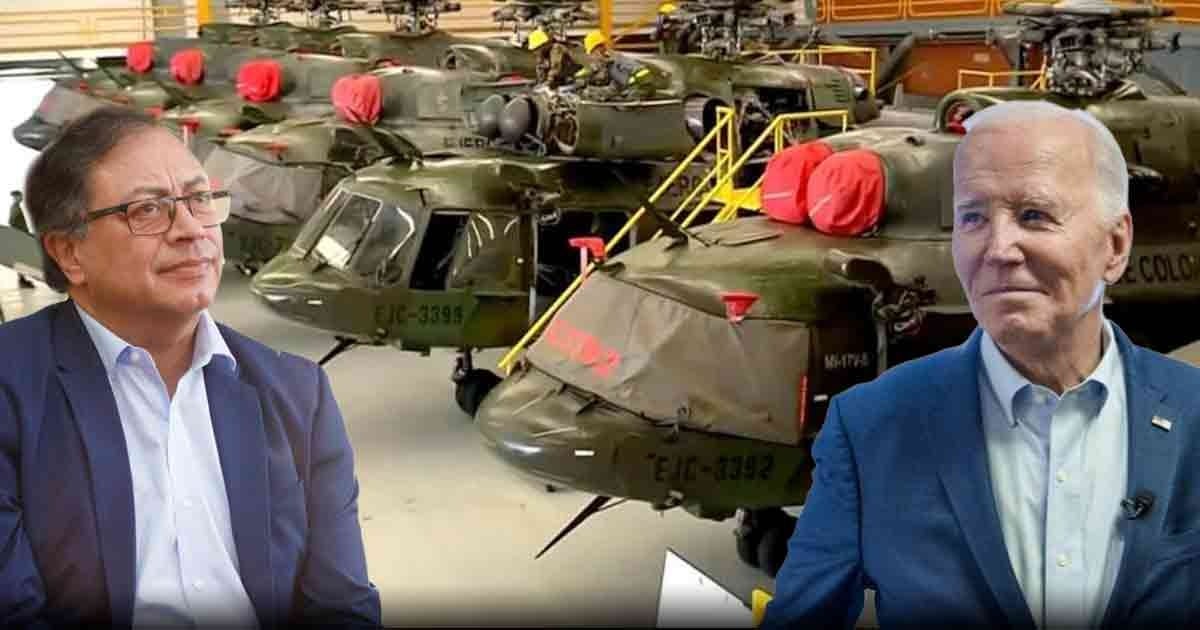 Los 20 helicópteros rusos de Colombia que Estados Unidos quiere comprar y Petro dijo no