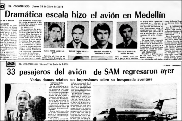 Secuestro del vuelo 601 - series colombiana