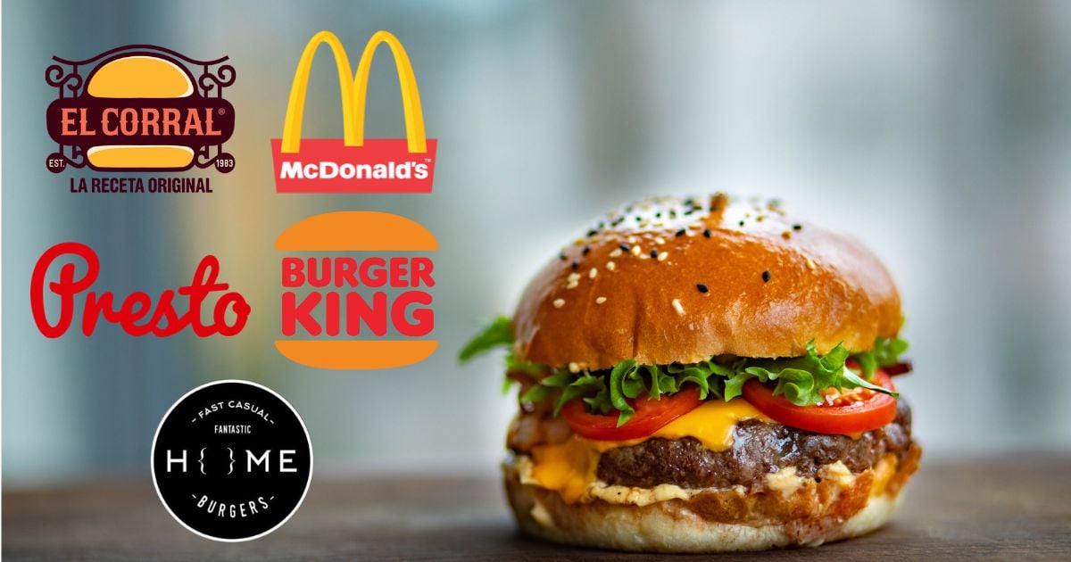 ¿Qué hamburguesería es mejor entre El Corral, McDonald's, Presto o Burguer King? Esta es la verdad