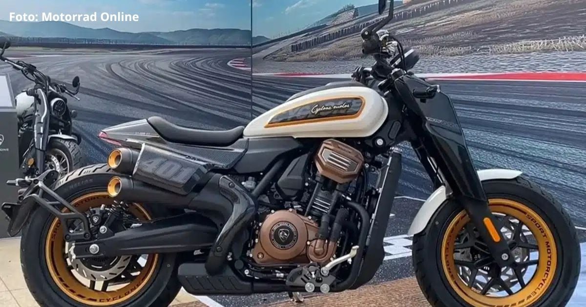 La nueva moto china que es idéntica a una Harley Davidson; funciona con cambios automáticos