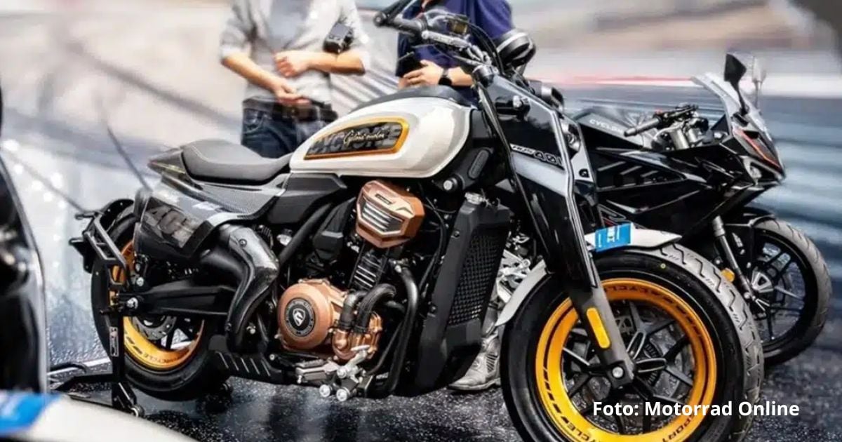 Cyclone AQS 401, la nueva moto china que competirá con Harley Davidson