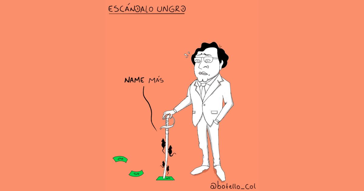 Caricatura: Escándalo en UNGRD