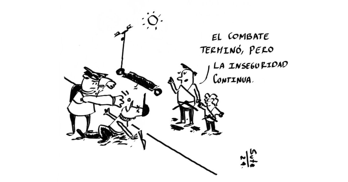 Caricatura: Inseguridad, combate y soluciones virales