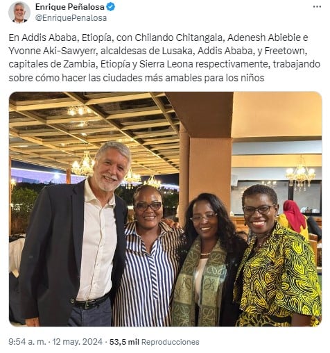 Enrique Peñalosa en África