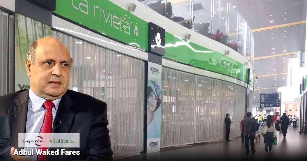 Él es el poderoso libanés del grupo Wisa, dueño de La Riviera, la tienda líder en perfumes