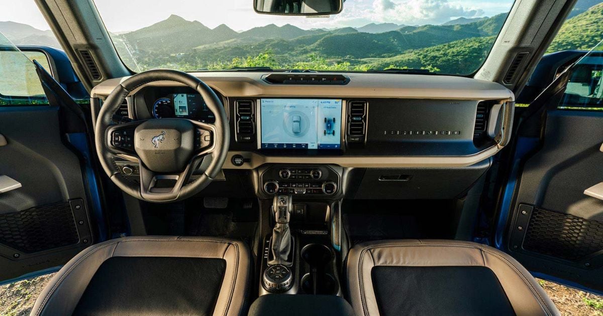 Diseño interior y exterior de esta nueva camioneta Bronco de Ford