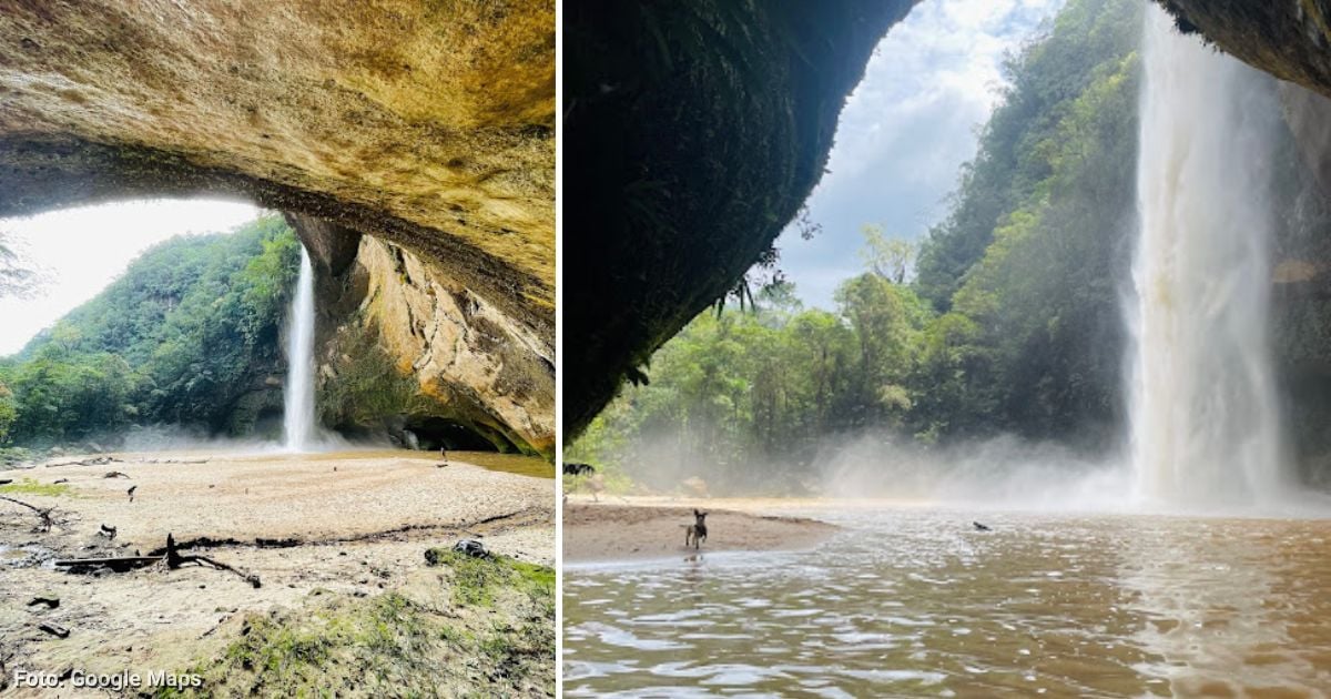 La cascada escondida detrás de una cueva que es un verdadero paraíso ¿Dónde está y cómo llegar?