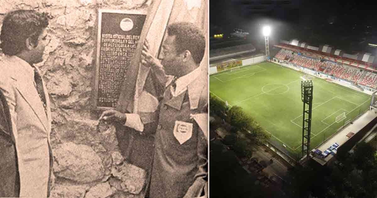 Este fue el primer estadio de Colombia, cuna del fútbol, que visitó Pelé y terminó en el olvido
