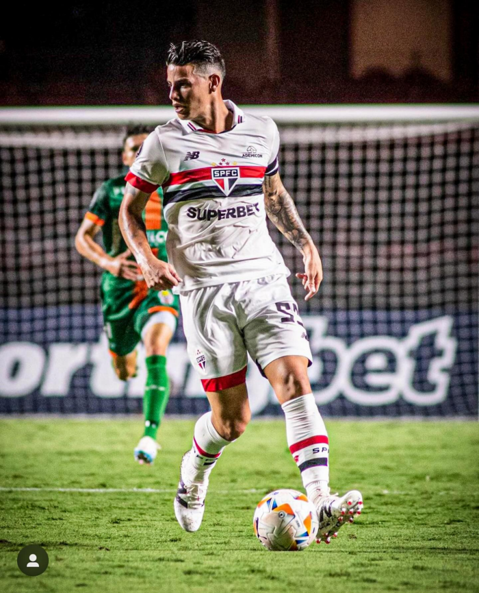 James Rodríguez Sao Paulo