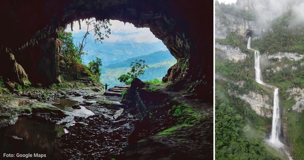 Así son las cascadas más impresionantes de Colombia, un paraíso perdido que nace de una montaña