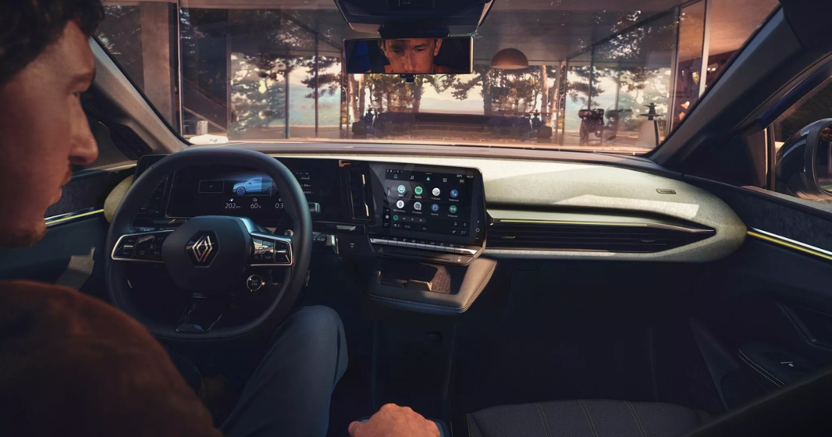 Diseños exterior e interior del nuevo carro eléctrico de Renault