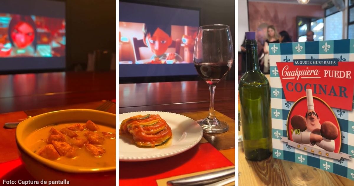 El lugar en Bogotá donde puede comer los platos de su película favorita, mientras la ve