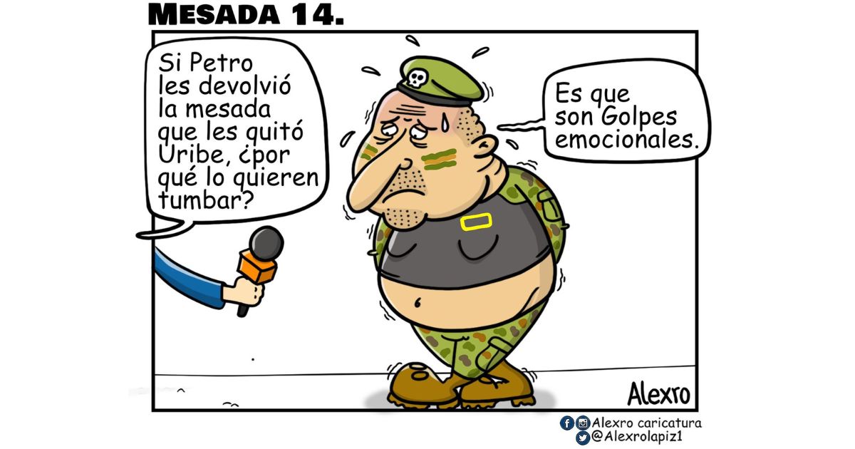 Caricatura: Mesada 14
