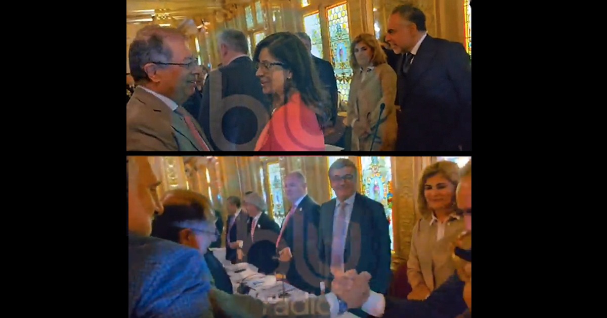 El caluroso reencuentro de Petro con Benedetti en su visita a Suecia