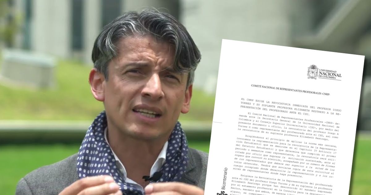 El representante de los profesores en el Consejo Superior de la Nacional no iría más: ¿Qué pasó?