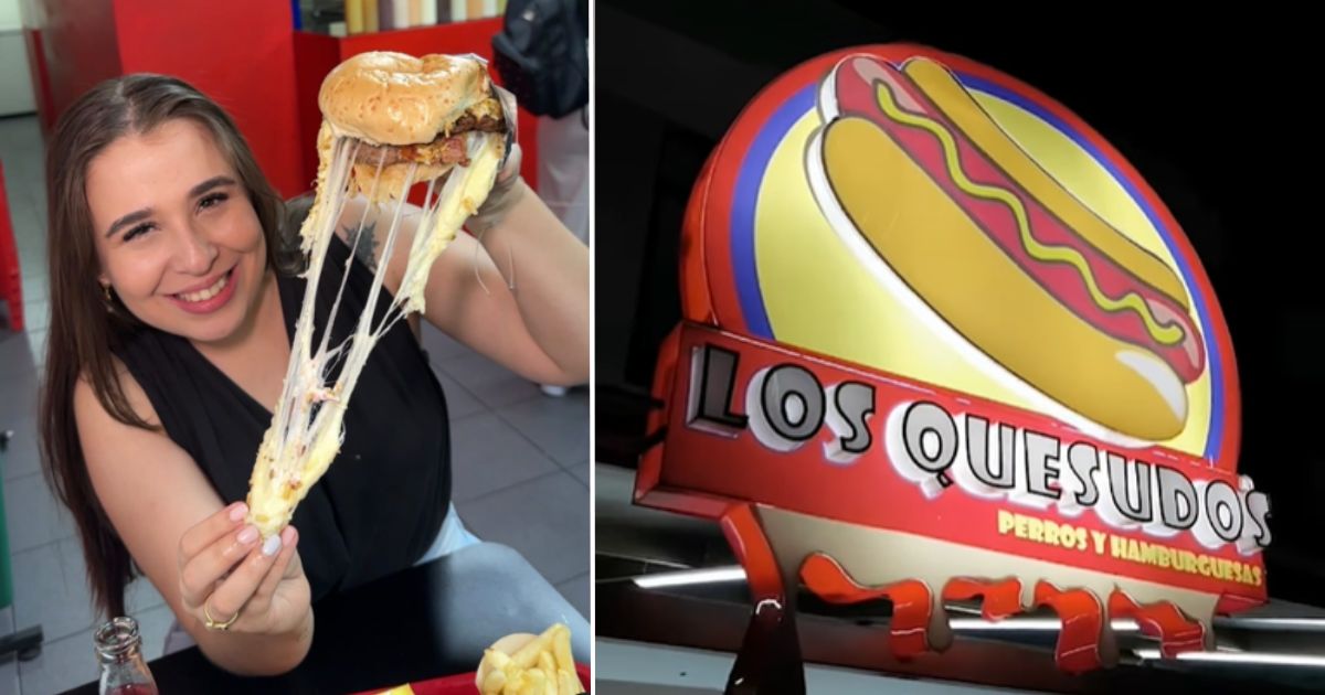 Quesudos, el restaurante en Bogotá donde las hamburguesas son rellenas de mucho queso