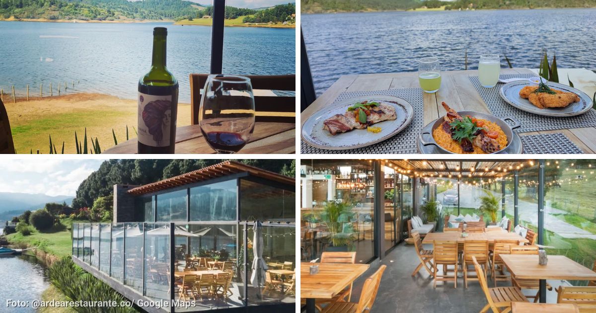 El restaurante en el que puede almorzar a las orillas de un embalse desde $20 mil