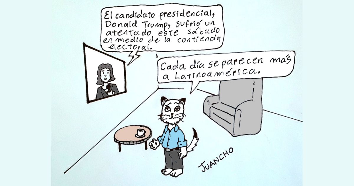 Caricatura: Atentado contra Trump