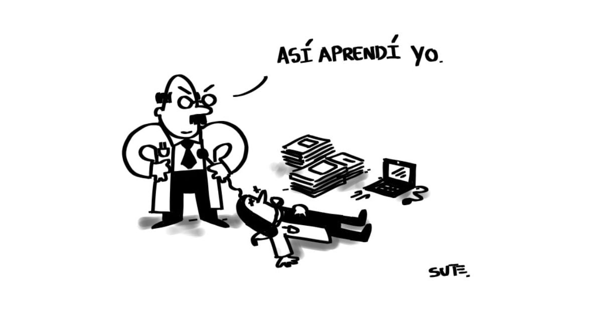 Caricatura: El médico que mata