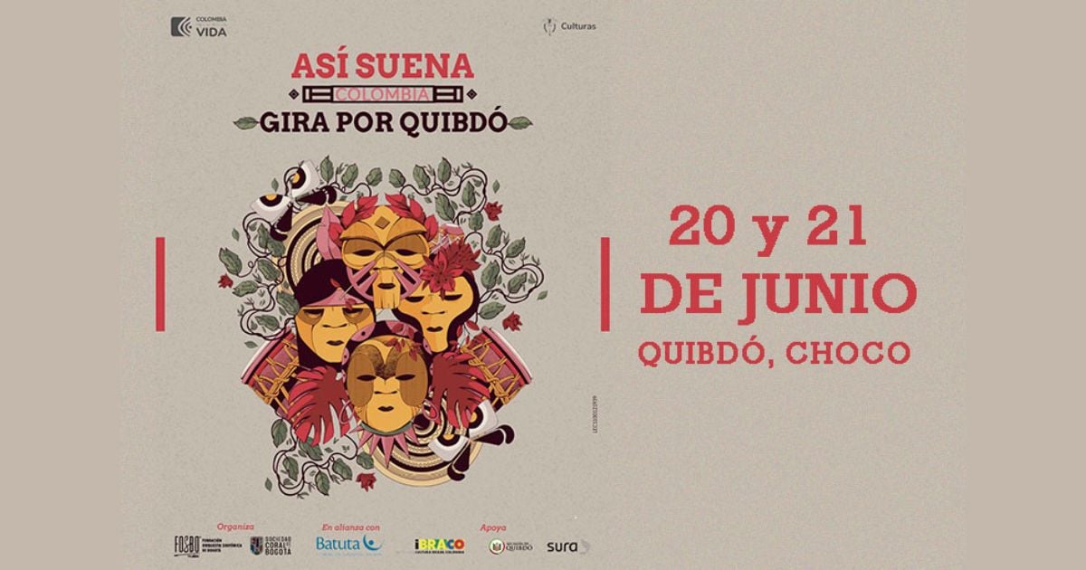 La Sociedad Coral de Bogotá llegó hasta Quibdó con su gira Así Suena Colombia