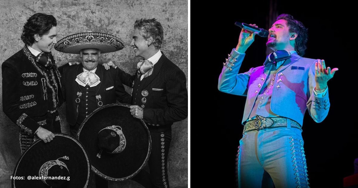 Él es Alex Fernández, el nieto de Vicente e hijo de Alejandro que cantaría en premiación bogotana