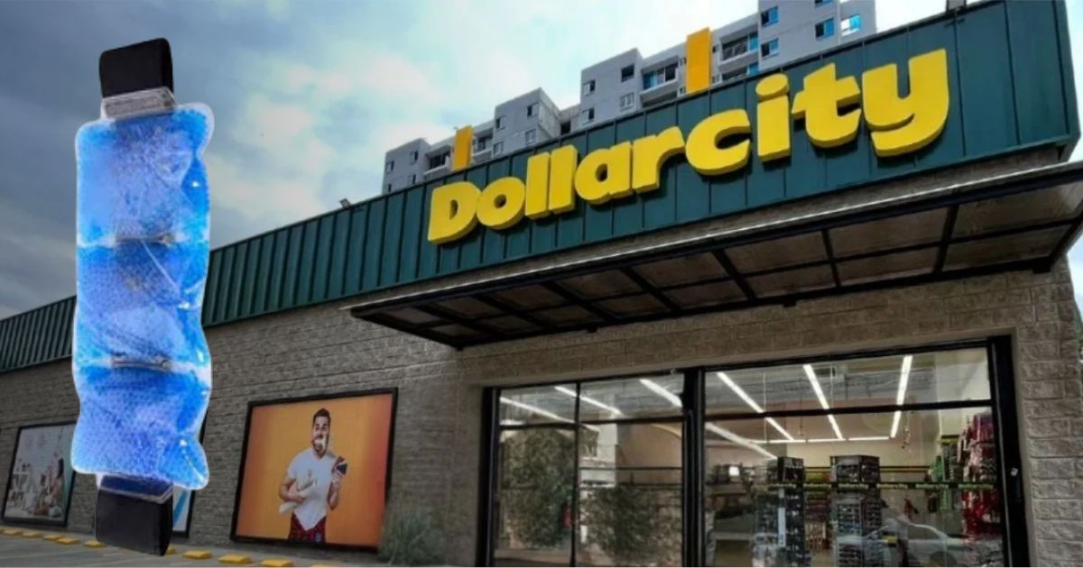 Este es el cinturón caliente y frío de Dollarcity que le quita cualquier dolor muscular