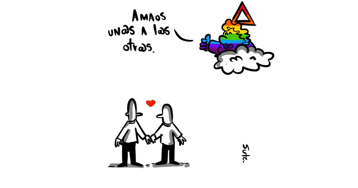 Caricatura: ¿Acaso Dios no es también diverso?