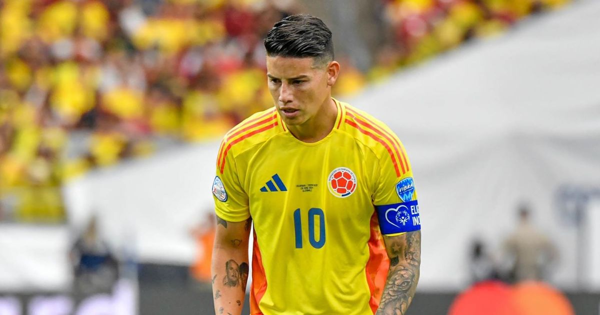 James dejó ver su dolor tras perder la final de la Copa América; este fue el mensaje que envió