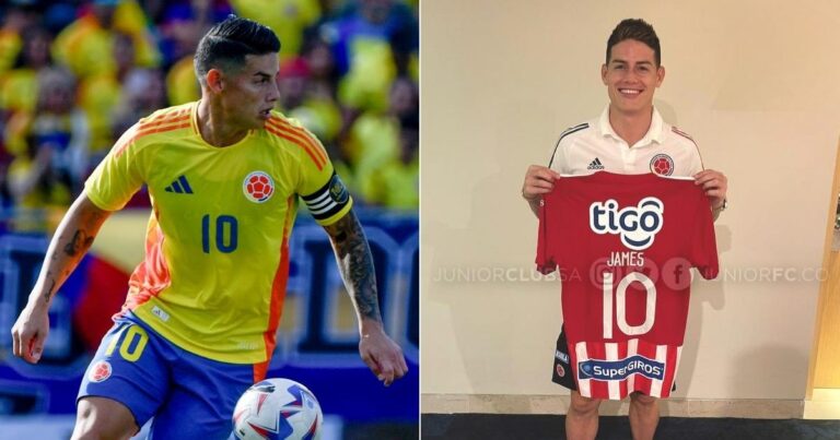 James Rodríguez selección Colombia Junior de Barranquilla - James Rodríguez coquetea con 2 grandes del FPC y se confirmó reunión con altos directivos