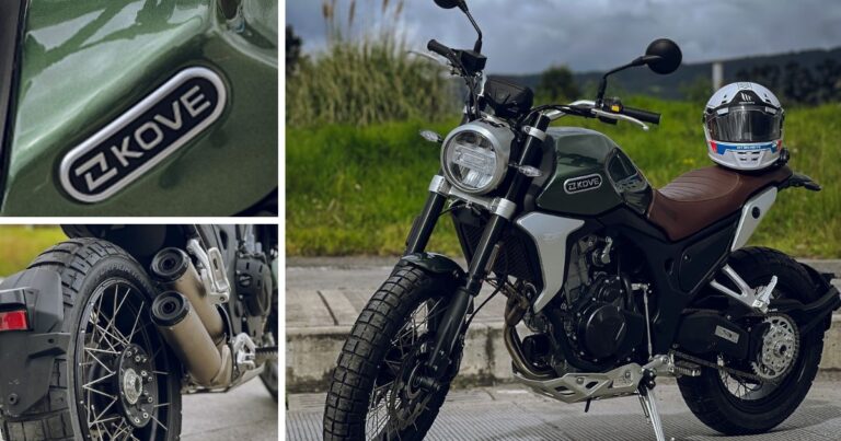 Kove 510f - 510F, la nueva moto de Kove que ya está en Colombia y es una clásica muy prometedora