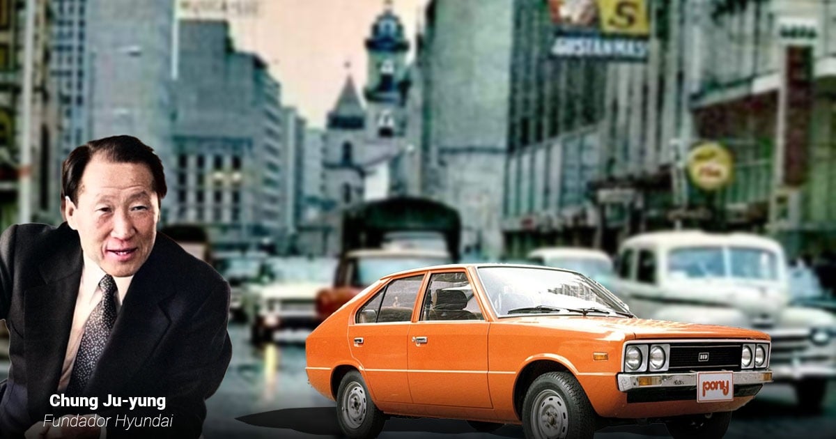 Este es el primer carro con el que Hyundai se dio a conocer en Colombia; el popular Pony