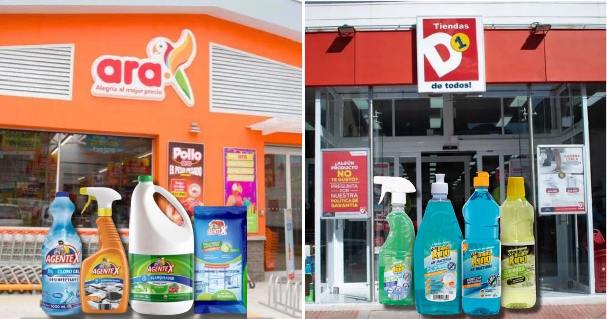Estos son los mejores productos de aseo de Ara y D1 según la IA