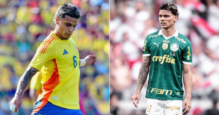 Richard Ríos selección Colombia Palmeiras - Richard Ríos y la jugada del Palmeiras que podría frenar su llegada a Europa; lo "blindaron"