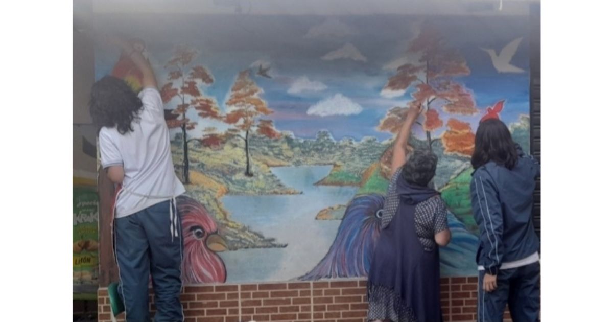 Marta Rakel Medina, arte y pintura en muros, desde el alma